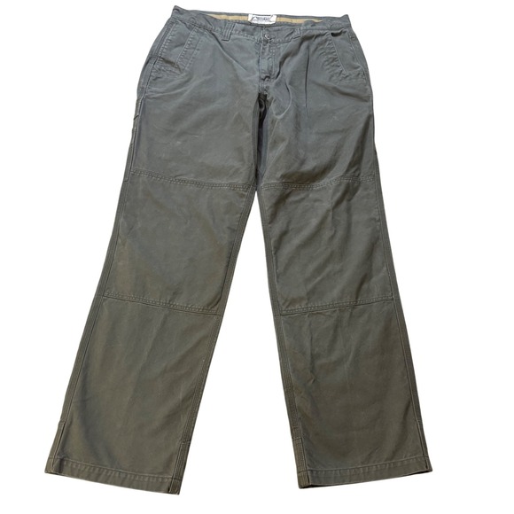 Mountain Khakis Relaxed Fit Gray Canvas Carpenter Pants Men's 38x34 - Picture 1 of 8